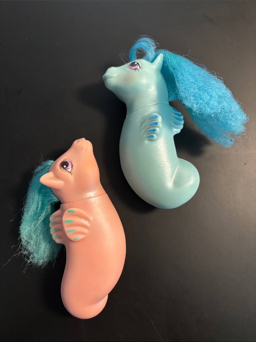 Vintage 80’s My Little Pony G1 Water Lily & Beachcomber Sea Ponies Bundle TLC